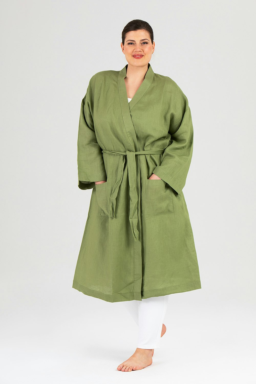 Spa kimono grön