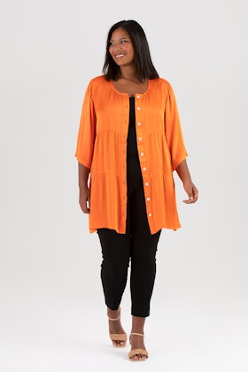 Nena shirt/dress orange