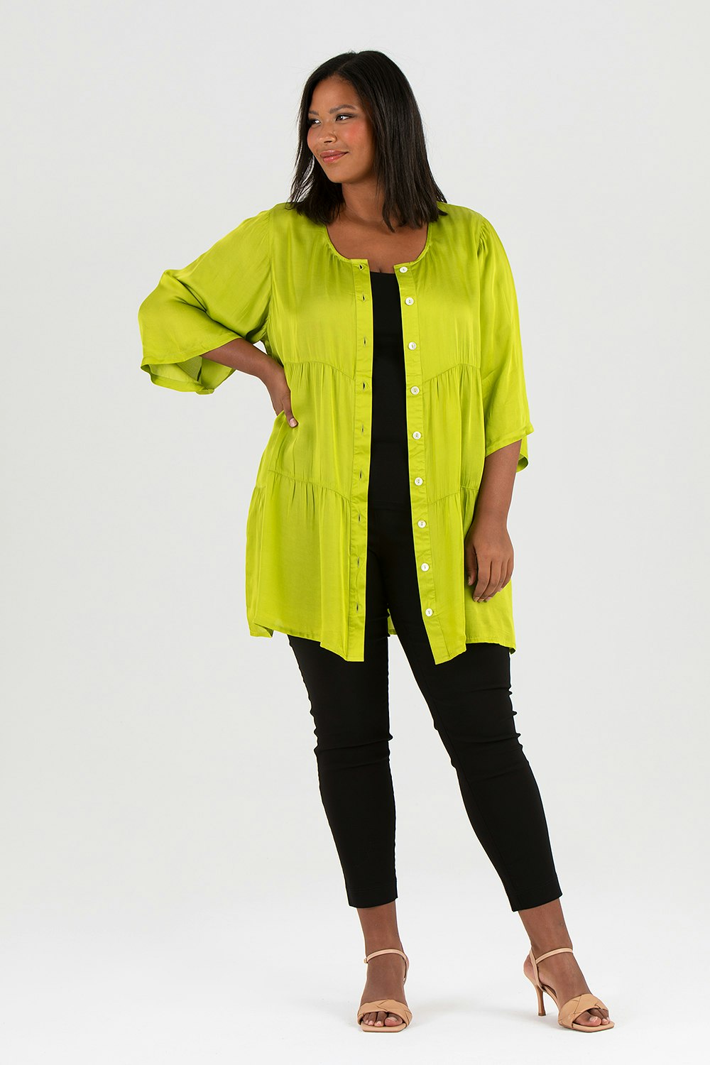 Nena shirt/dress green