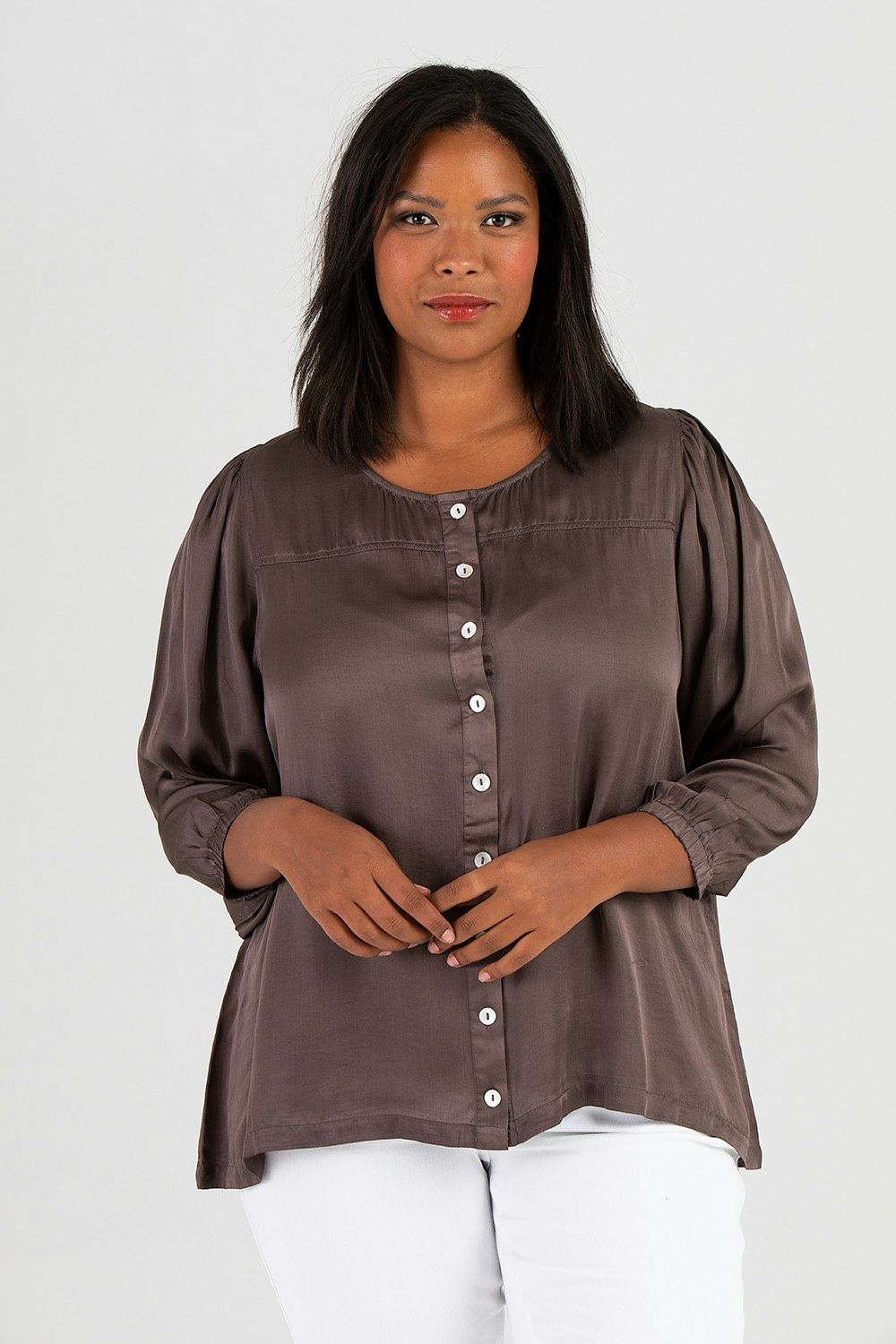 Hedvig blouse grey