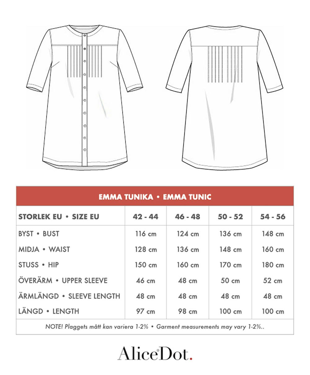 Emma tunic N black