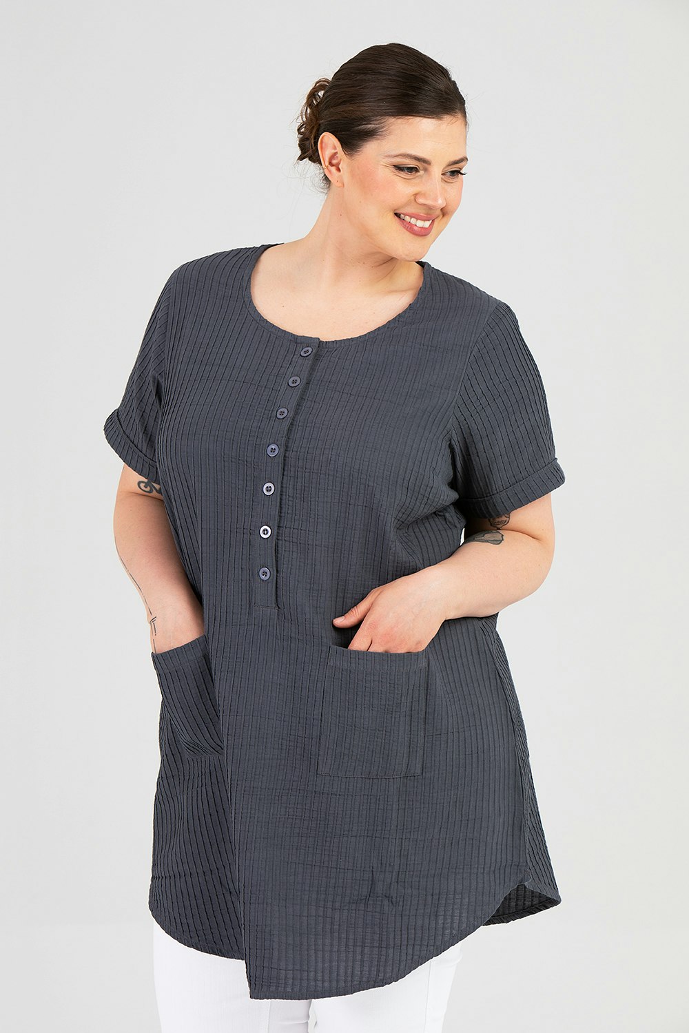 Ayla tunic / dress grey