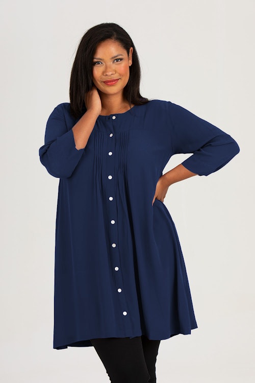 Emma tunic blue