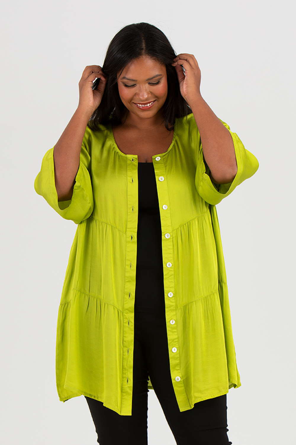 Nena shirt/dress green