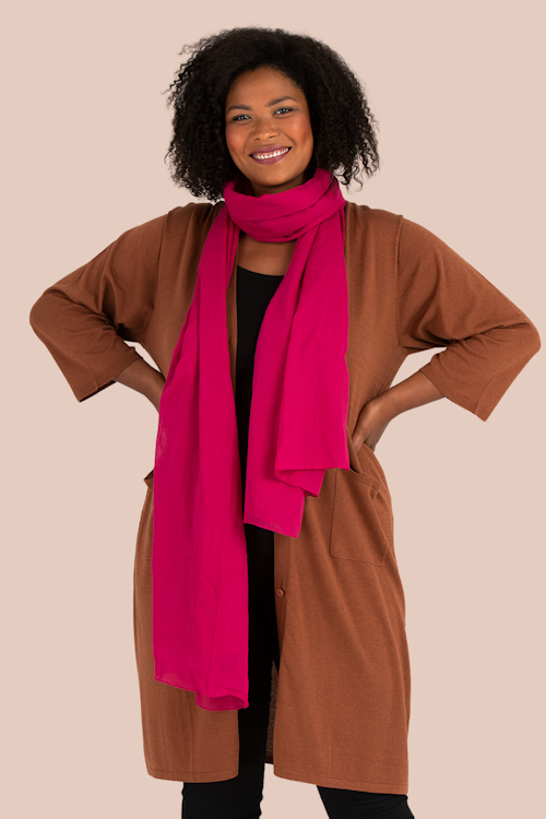 Sissel cardigan copper brown