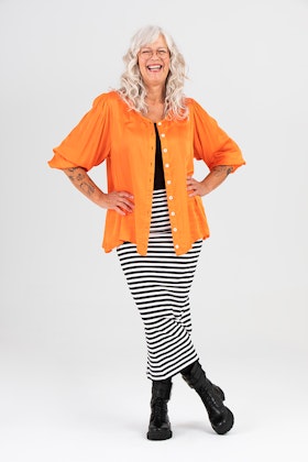 Hedvig blus orange