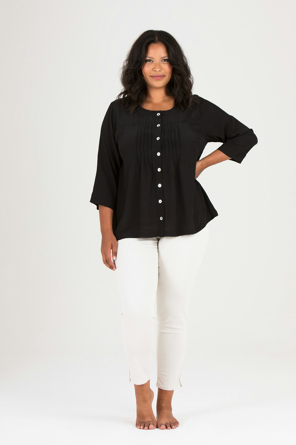 Ella blouse black