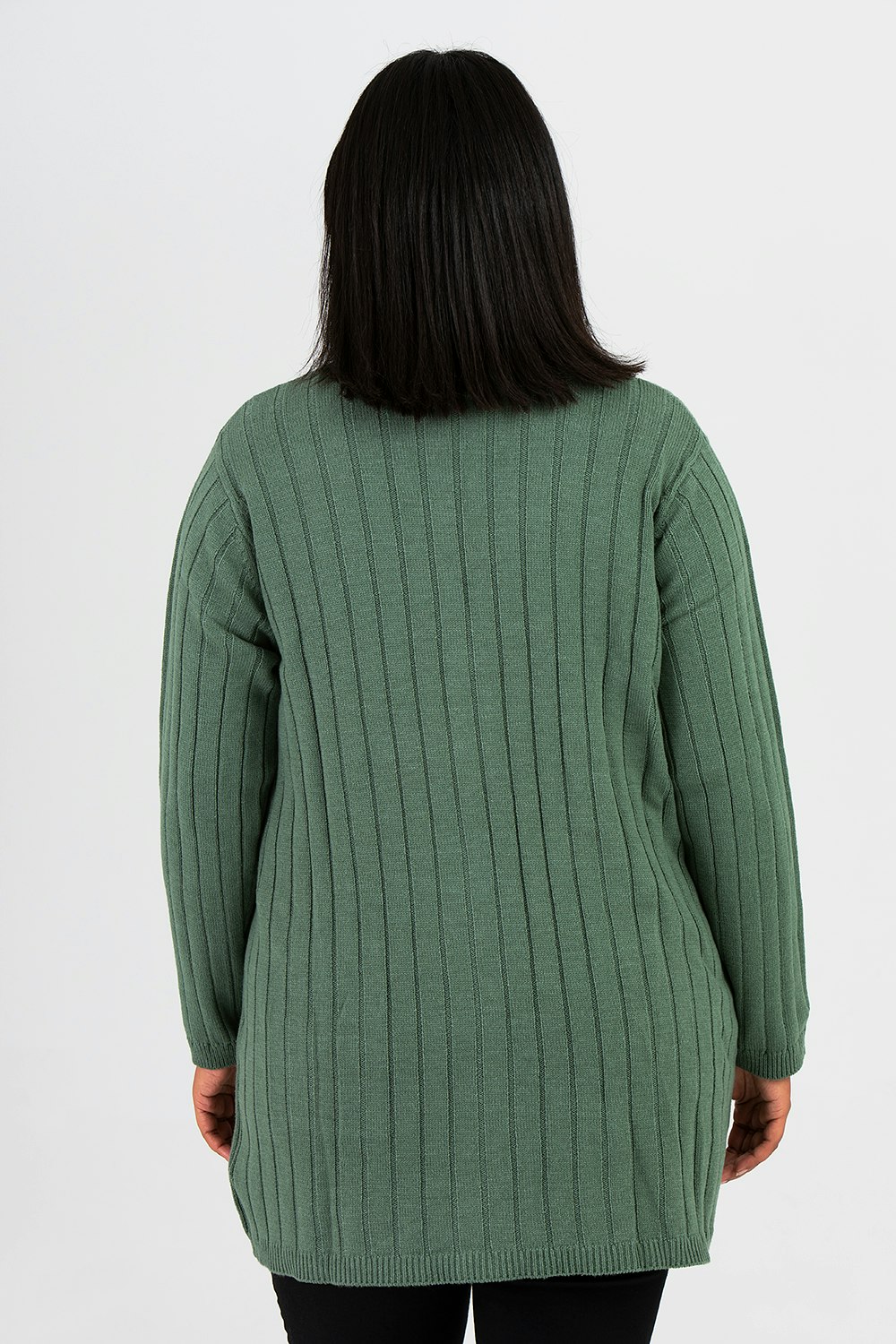 Vicky knitted cardigan green