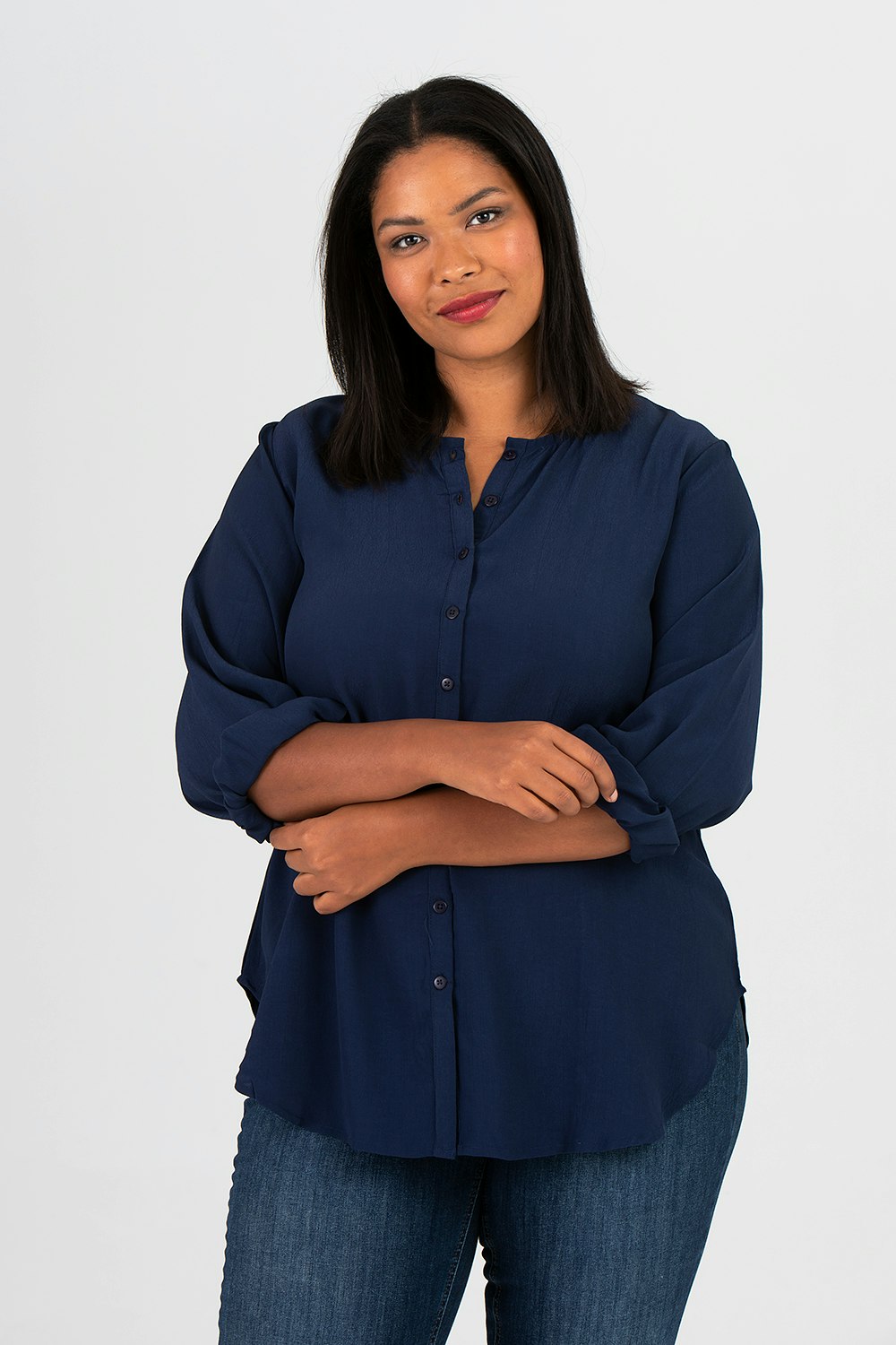 Neila skjorta mörkblå