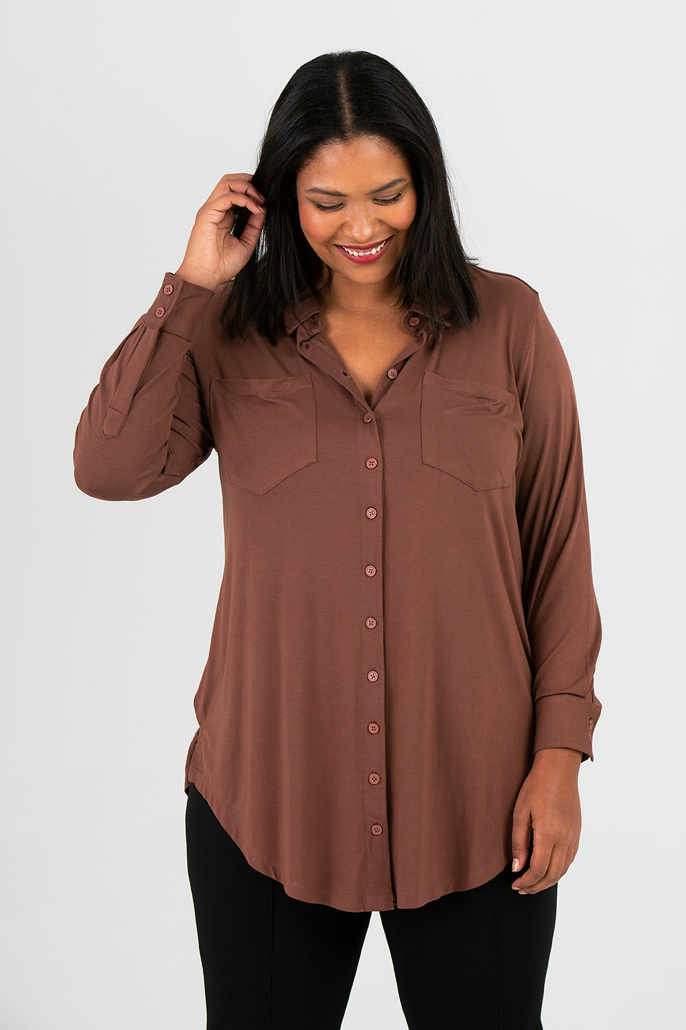 Vendla shirt brown