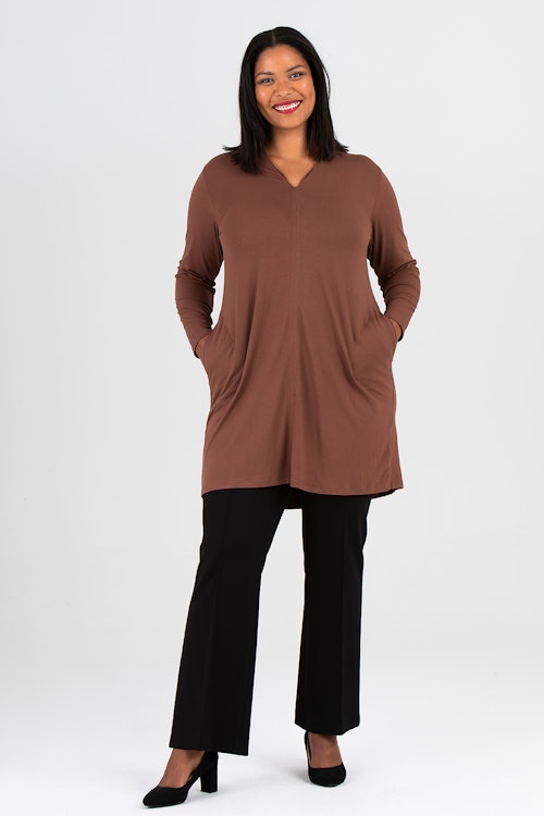 Vanna dress brown