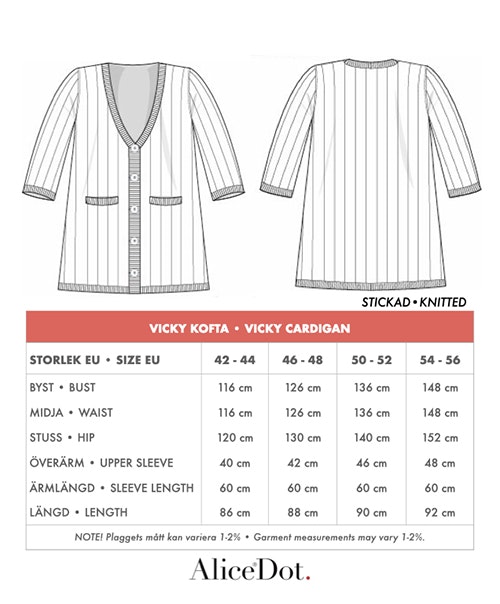 Vicky stickad cardigan mörkgrå