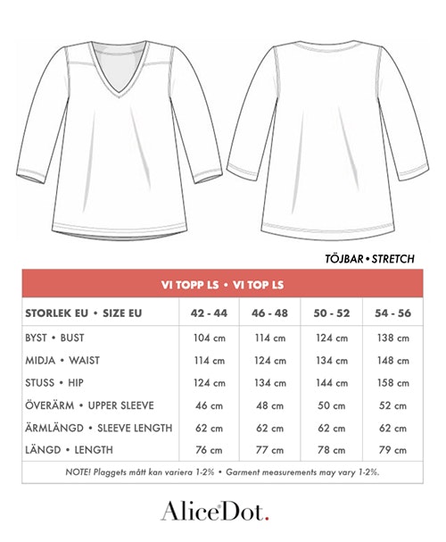 VI top LS red