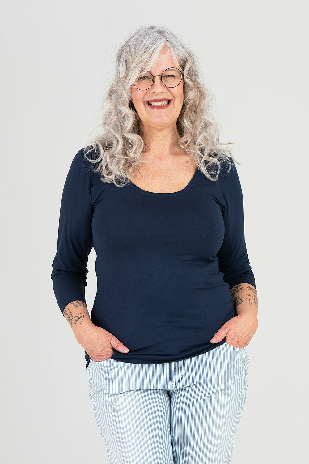 Viva topp mörkblå