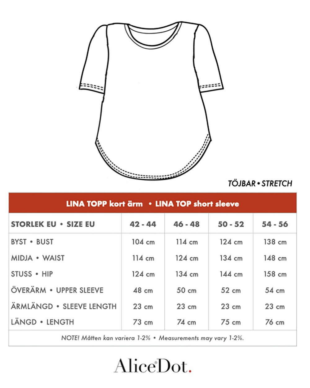 Lina topp vit
