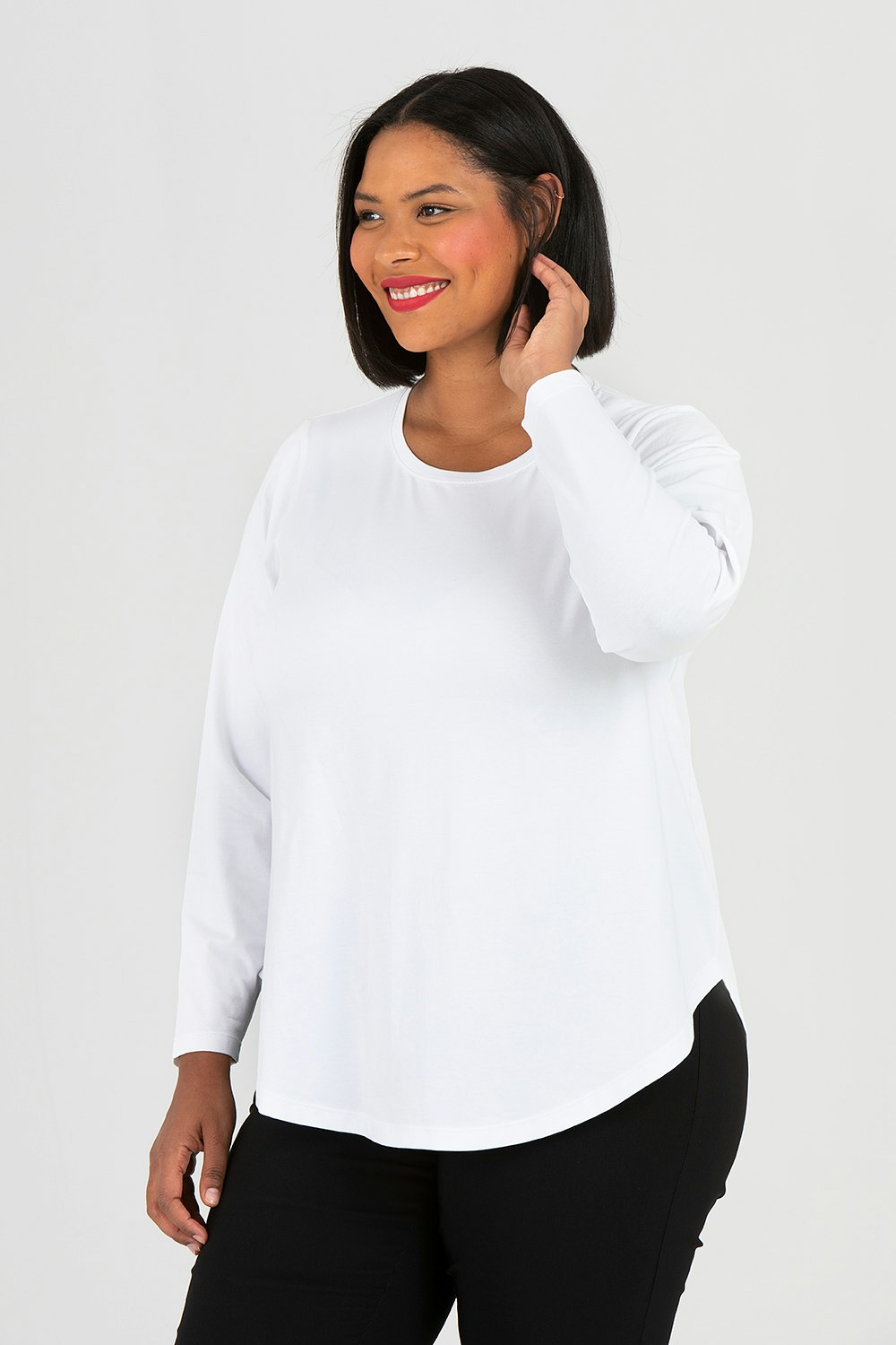 Kitty top white