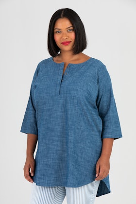 Rikke tunic blue