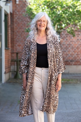 Maja kimono Savann svart/guld
