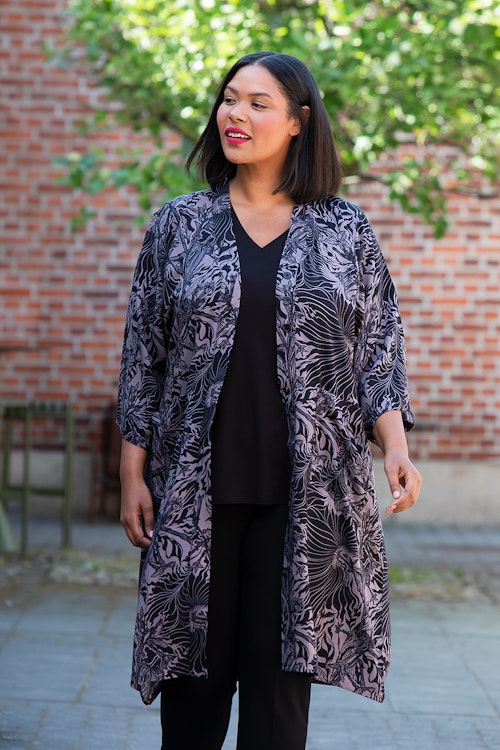 Maja kimono Solana black/grey