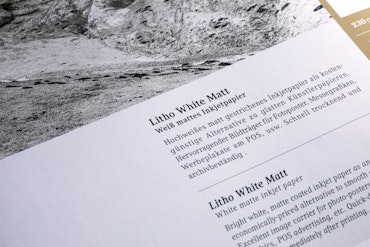 mediaJET Litho White Matt 230g