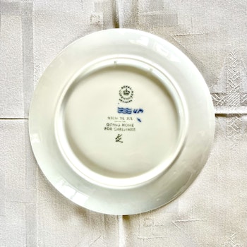 Jultallrik 1973 Royal Copenhagen ”Hjem til jul”