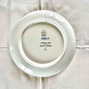 Jultallrik 1977 Royal Copenhagen ”Immervad bro”
