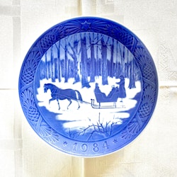 Jultallrik 1984 Royal Copenhagen ”Bjældeklang”
