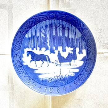 Jultallrik 1984 Royal Copenhagen ”Bjældeklang”