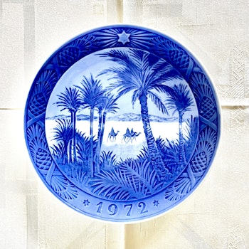 Jultallrik 1972 Royal Copenhagen ”Østerland”