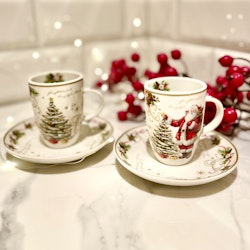 Espressokoppar ”Magic Christmas” set med 2