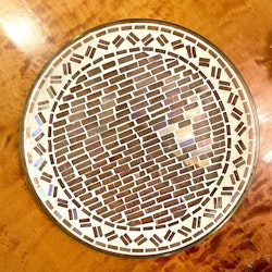 Mosaikfat av glas