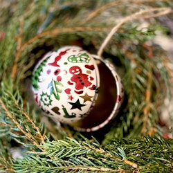 Öppningsbar julgranskula metall Emma Bridgewater DALAHÄST