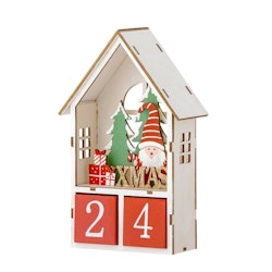 Kalender av plywood ”Xmas”