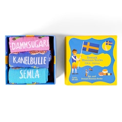 Strumpor 3-pack Fika presentbox stl. 36-40