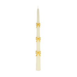 2-pack ljus "Guldrosett"