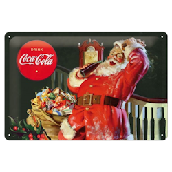 Plåtskylt "Coca Cola" tomte 20x30 cm