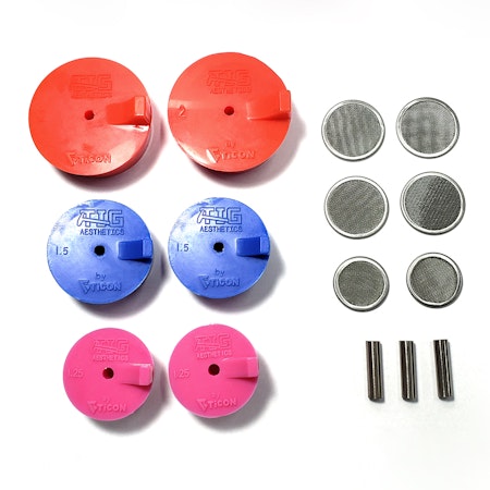 Silicon Purge Plugs TIG Aesthetics FULL KIT