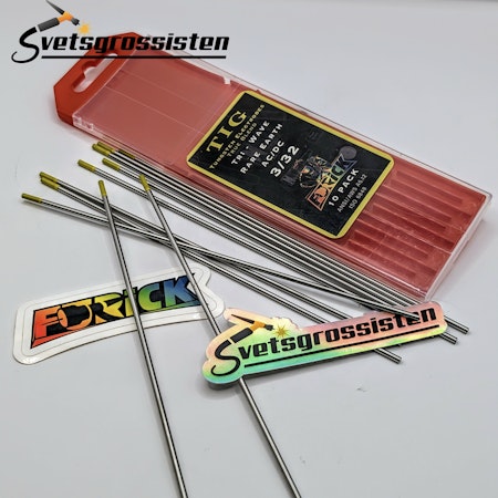 Furick Tri-Wave wolframelektrod - Gul 10-pack