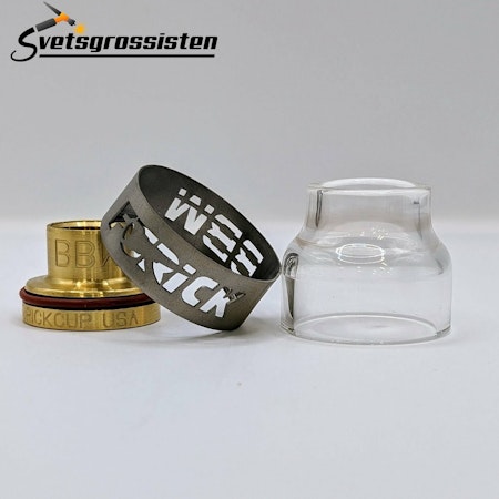 BBWSG-19 Pyrex gaskåpa med titanskydd