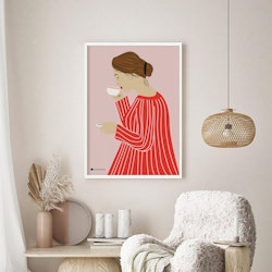 Lady in stripes