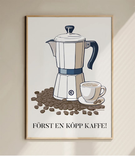 Kaffestund Poster