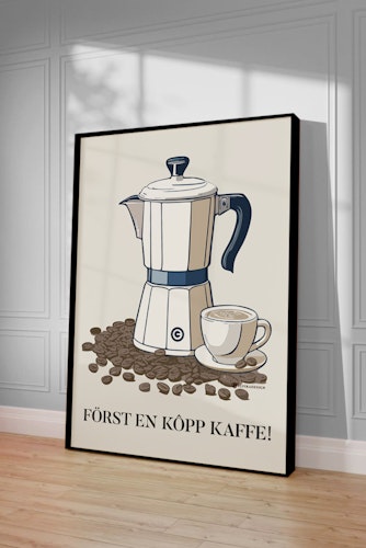 Kaffestund Poster