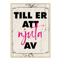 Din text etikett