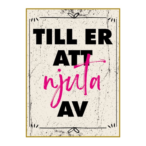Din text etikett