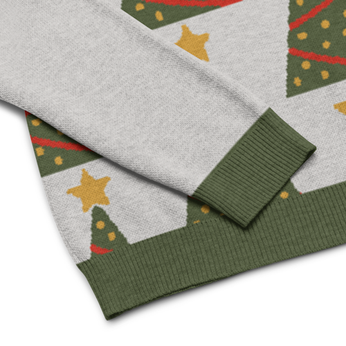 Stickad Jultröja julgran