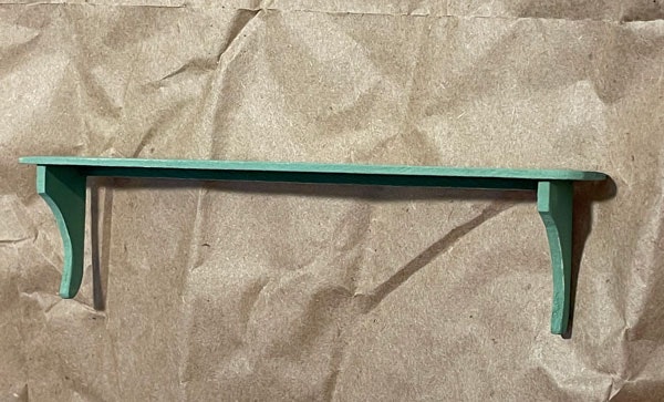 Hylla ca 140 mm lång, grön