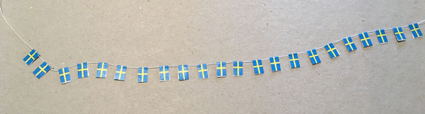 Flaggspel, svenska flaggor