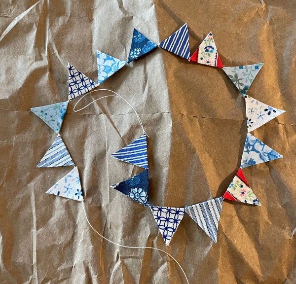 Flaggspel nr 04, blå