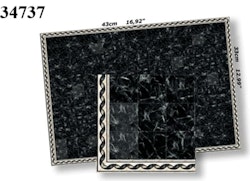 Marmorgolv svart, nr 37
