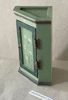 Hörnskåp, grönt